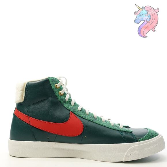 Nike Blazer Mid 77 Vintage Nordic Christmas Mens Size 9 DC1619-300 Womens 10.5 - Picture 3 of 12